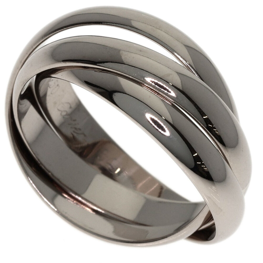 Cartier Trinity #54 Ring, 18K White Gold, Women's, CARTIER